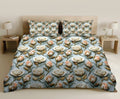 3D Cotton Bedsheet 3pcs (D58)