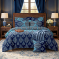 TERNO Comforter Set- 7 Pcs - Aspire Bedding