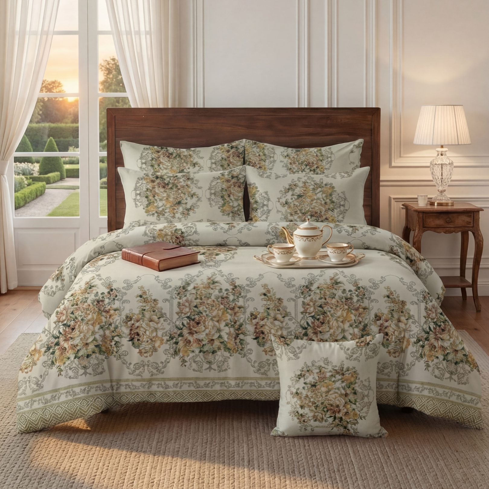 DINANT Comforter Set- 7 Pcs - Aspire Bedding