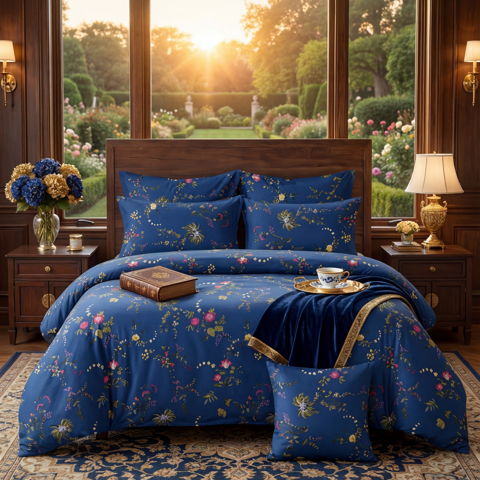 VIENNA Comforter Set- 7 Pcs - Aspire Bedding