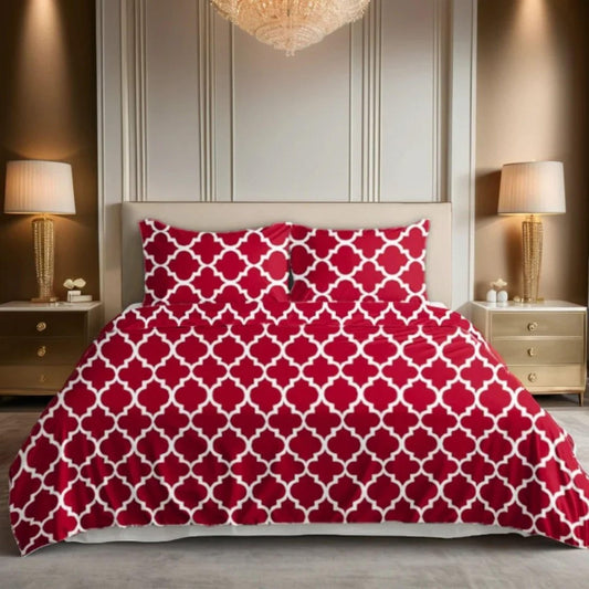 3 Pcs King Size Ultra Soft Bedsheet - Apex