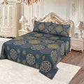 3 Pcs King Size Ultra Soft Bedsheet - Orbit