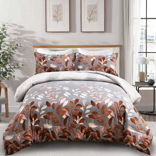 3 Pcs King Size Ultra Soft Bedsheet - Sylvan