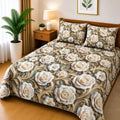 3D Cotton Bedsheet 3pcs (D36)