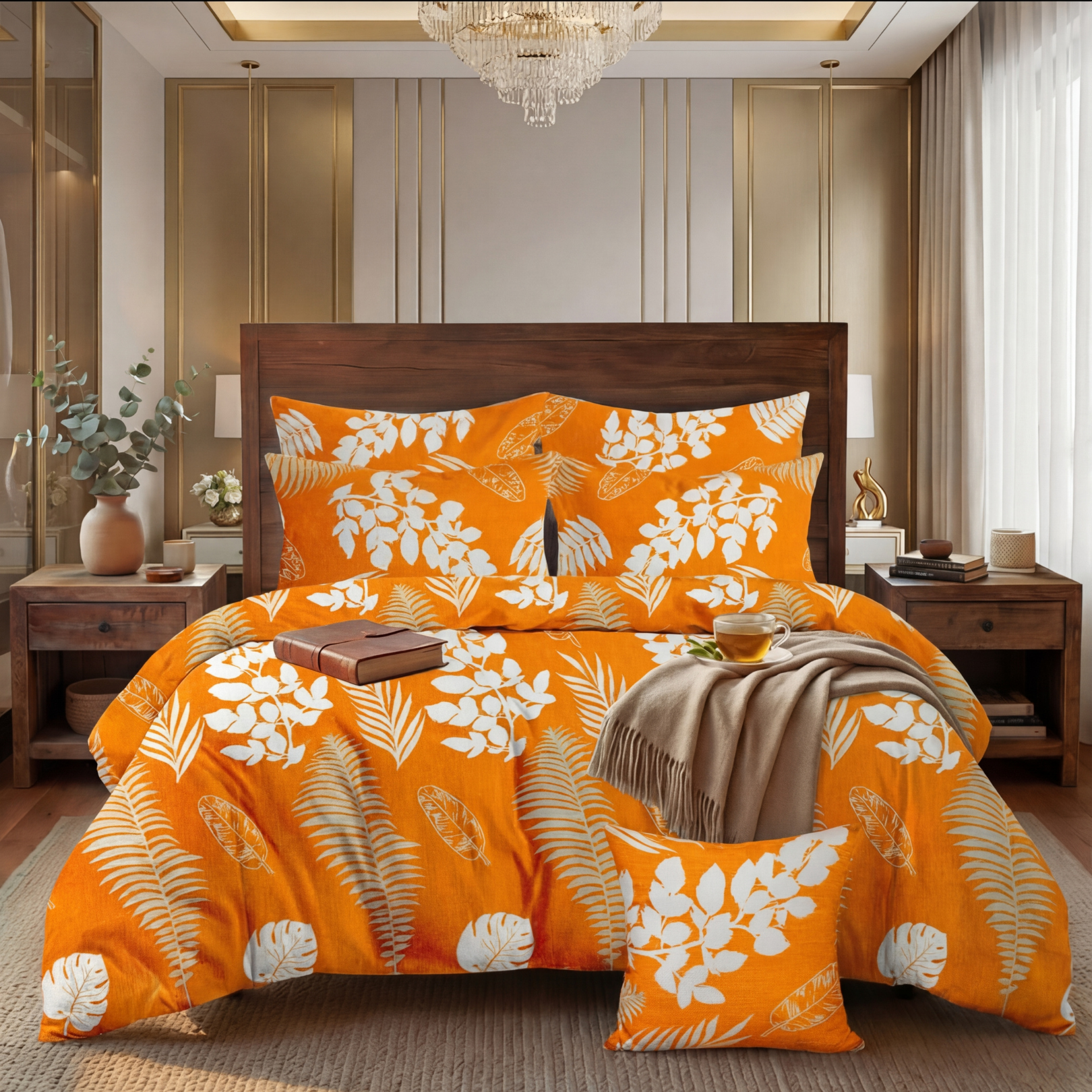 SOREN Comforter Set- 7 Pcs - Aspire Bedding