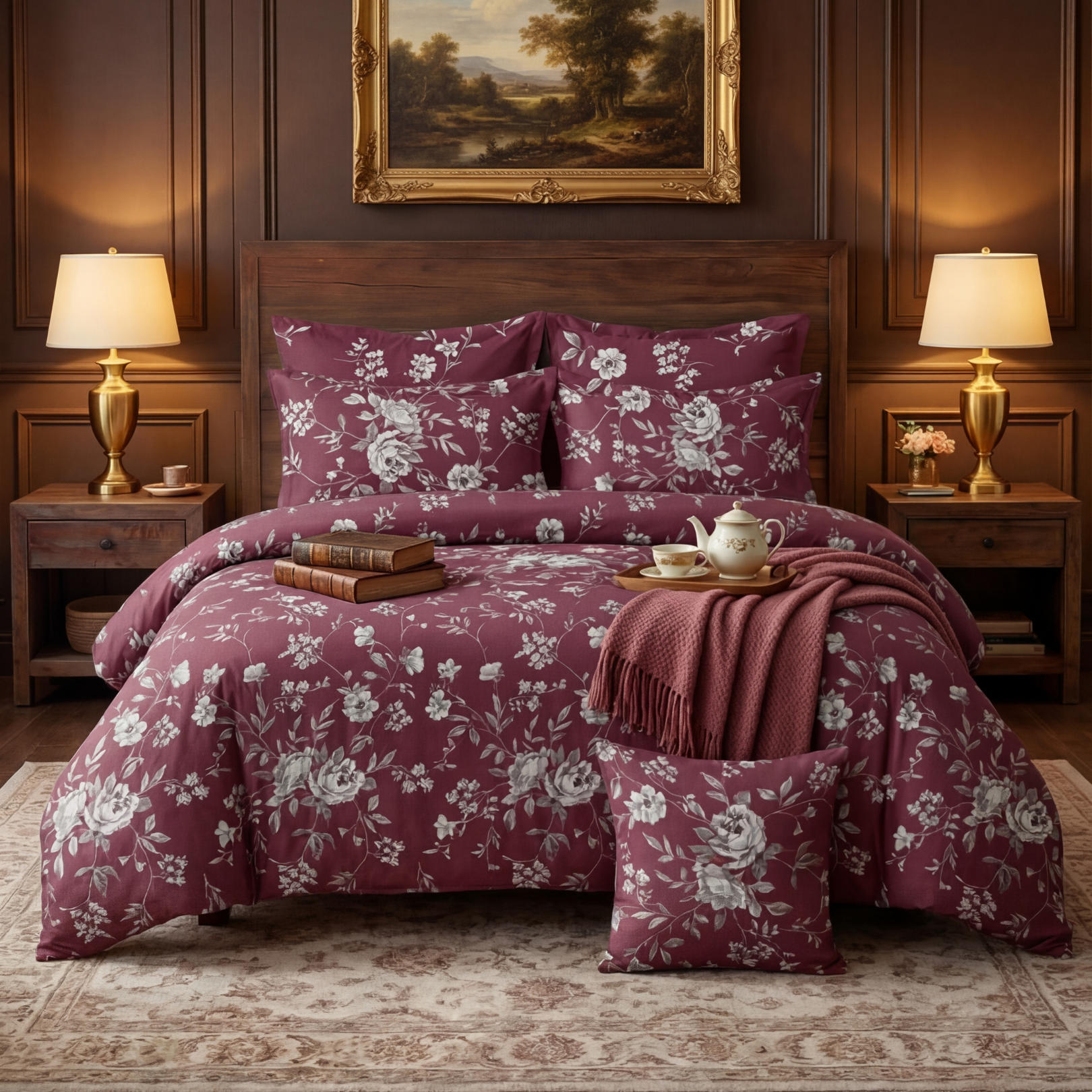 WALDORA Comforter Set- 7 Pcs - Aspire Bedding