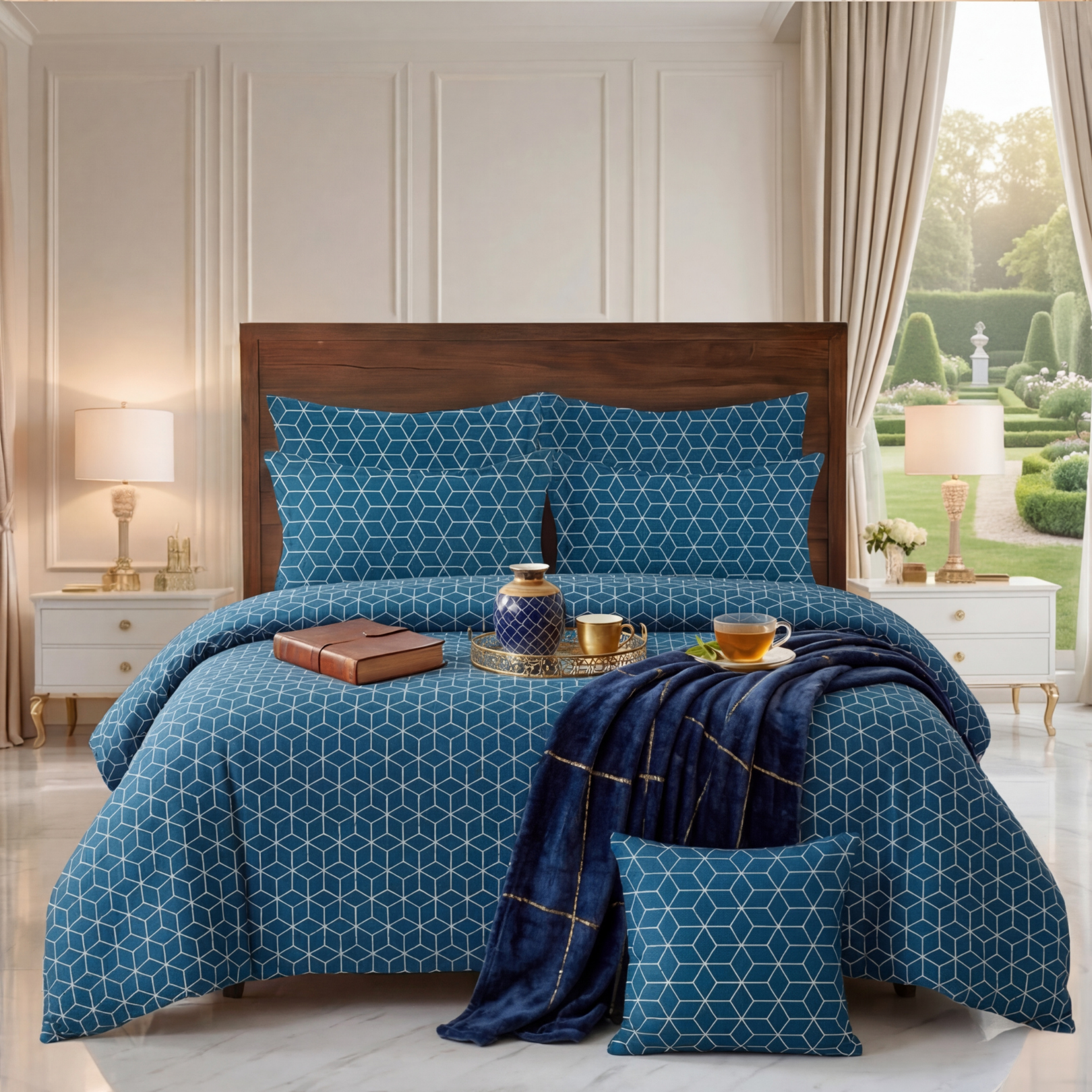 SIA Comforter Set- 7 Pcs - Aspire Bedding
