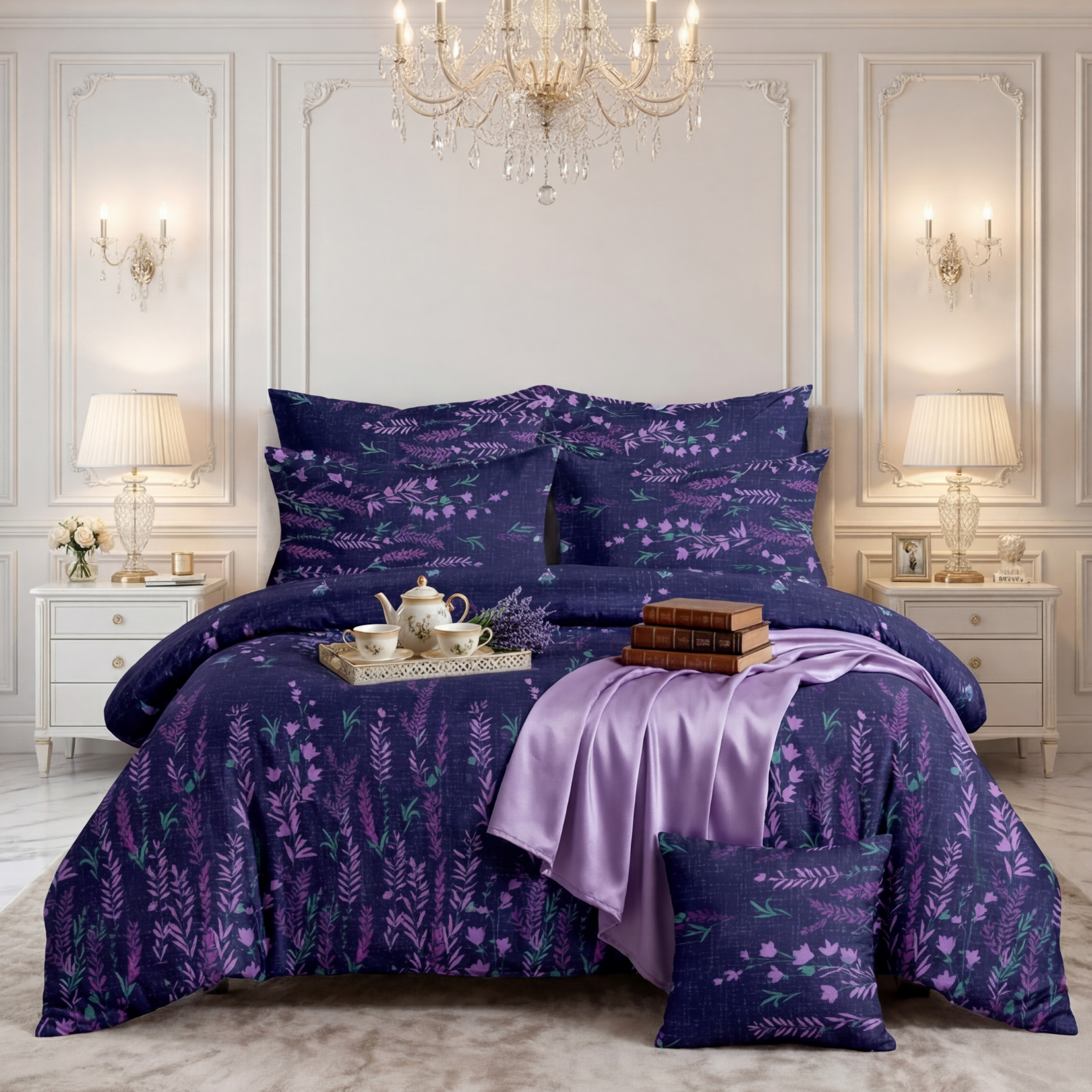 BAXTER Comforter Set- 7 Pcs - Aspire Bedding