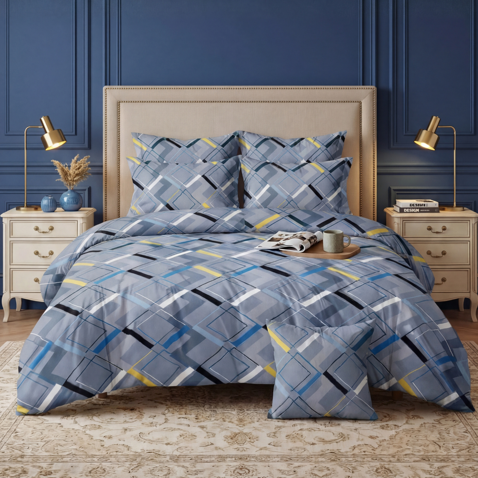 BURSA Comforter Set- 7 Pcs - Aspire Bedding