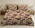 3D Cotton Bedsheet 3pcs (D62)