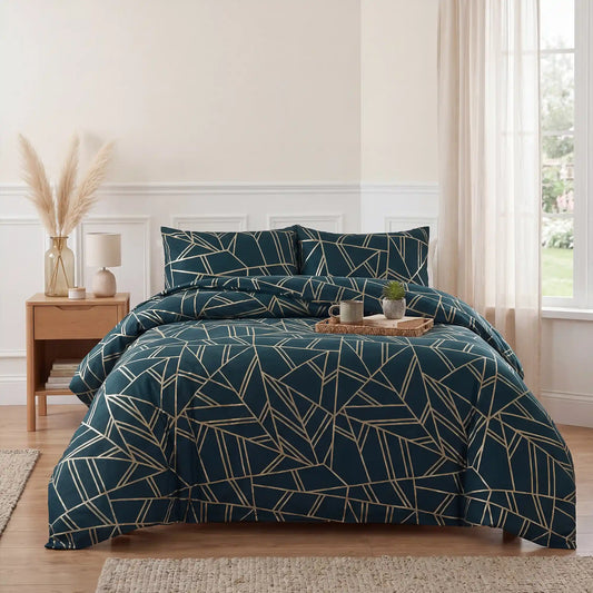 3 Pcs King Size Ultra Soft Bedsheet - Vertex