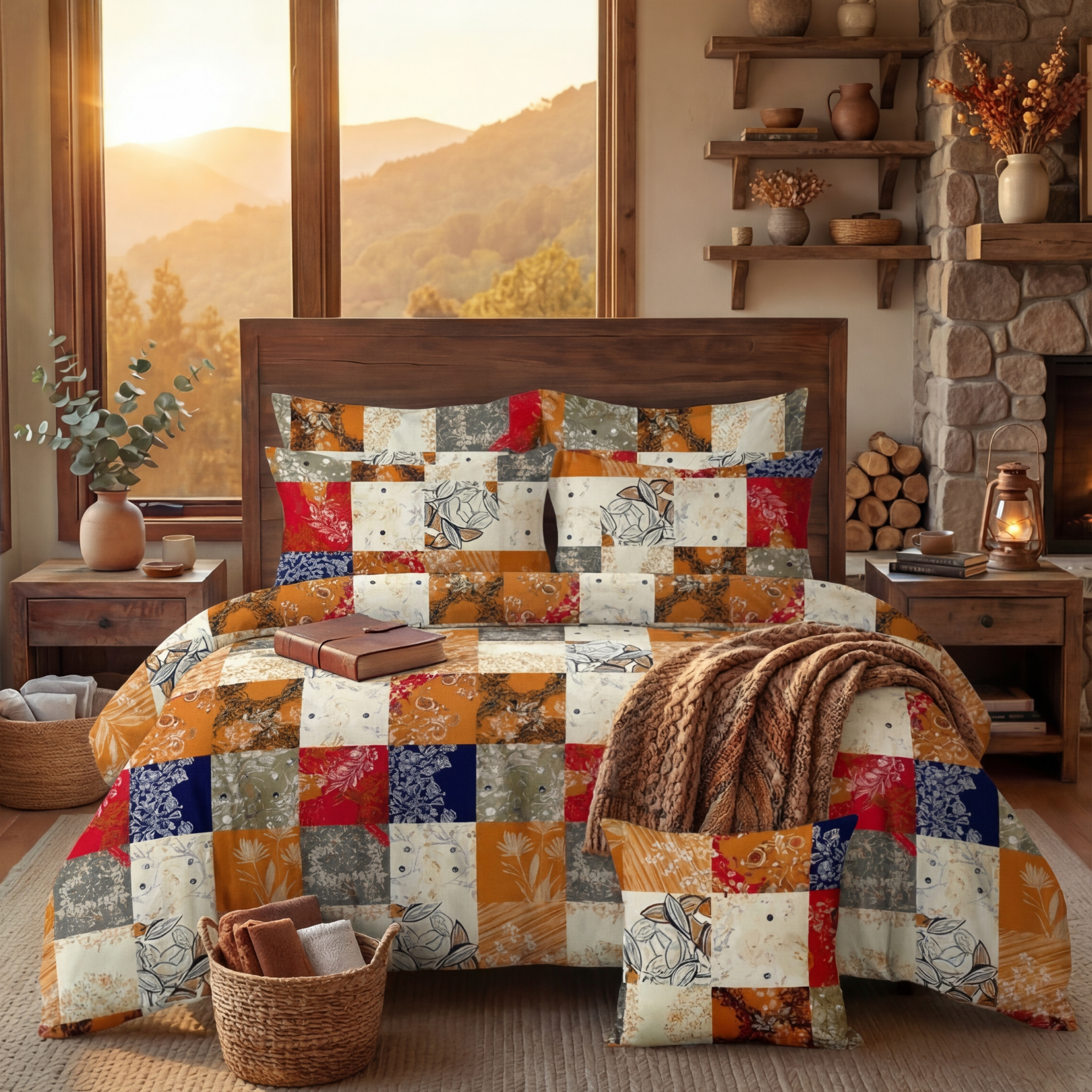 AMEL Comforter Set- 7 Pcs - Aspire Bedding
