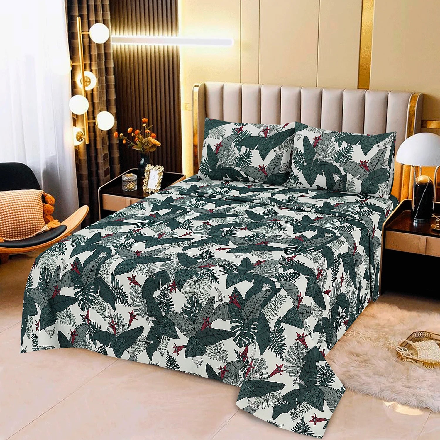 3 Pcs Bedsheet King Size
