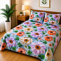 3D Cotton Bedsheet 3pcs (D46)