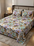 3D Cotton Bedsheet 3pcs (D21)