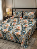 3D Cotton Bedsheet 3pcs (D01)