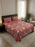 3D Cotton Bedsheet 3pcs  (D25)
