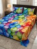3D Cotton Bedsheet 3pcs (D12)