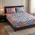 3D Cotton Bedsheet 3pcs (D11)