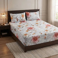 3D Cotton Bedsheet 3pcs (D09)