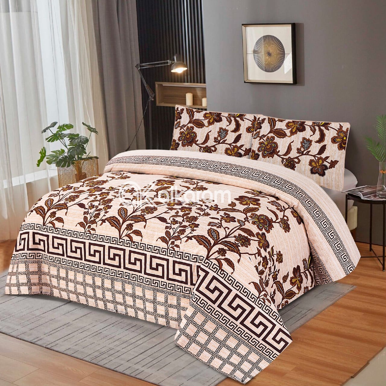 3 Pcs Bedsheet King Size