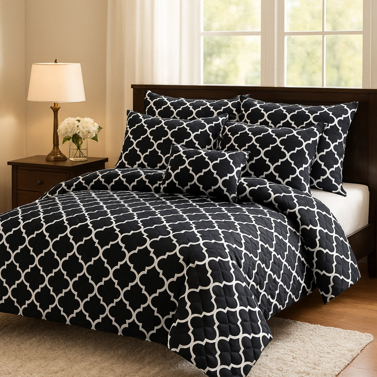 PENDORA Comforter Set- 7 Pcs - Aspire Bedding