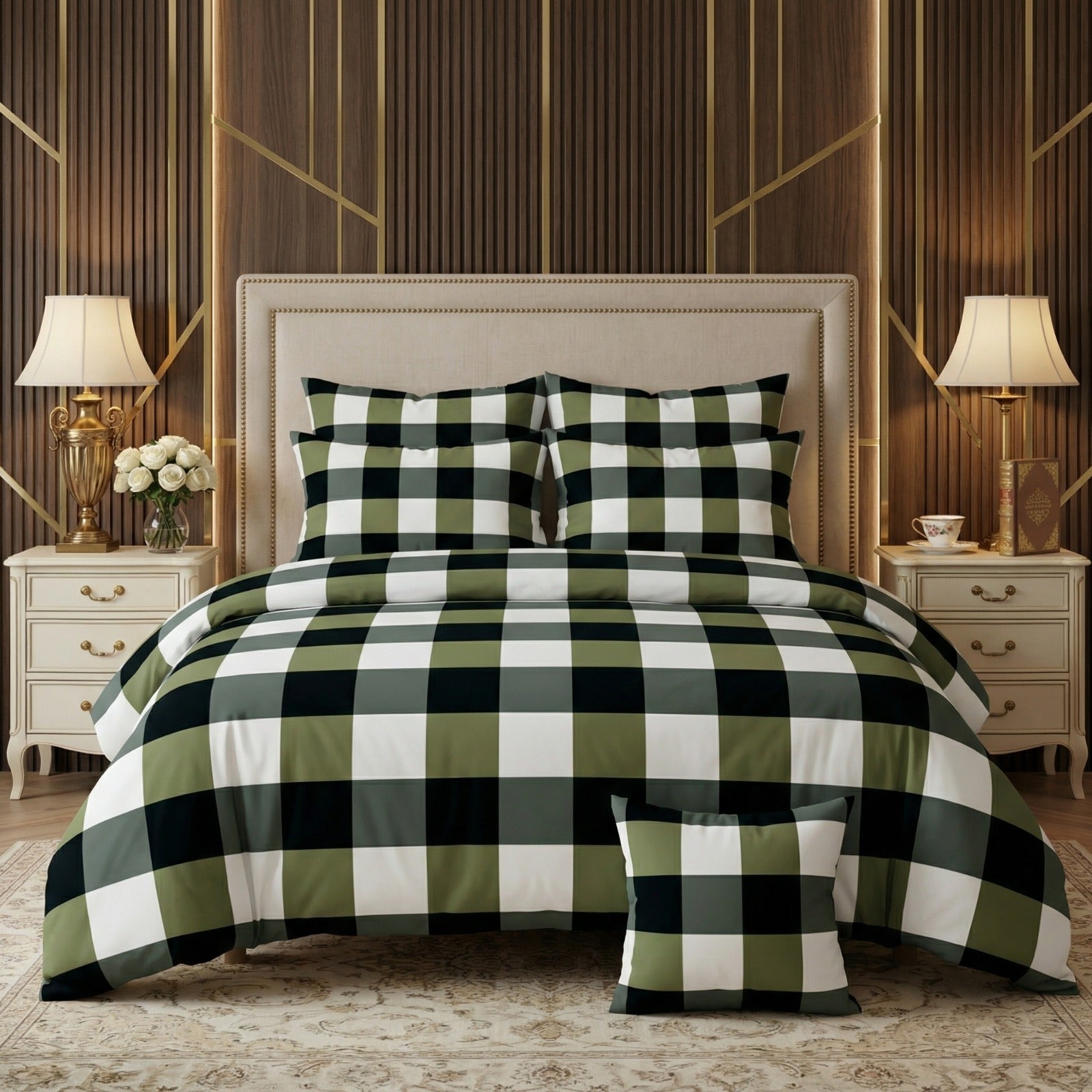 CHESS Comforter Set- 7 Pcs - Aspire Bedding