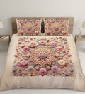 3D Cotton Bedsheet 3pcs (D56)