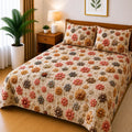 3D Cotton Bedsheet 3pcs (D47)