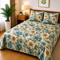 3D Cotton Bedsheet 3pcs (D48)