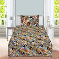 2 Pcs Single Size Cartoon Bedsheet - Dragon_B