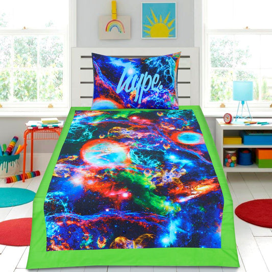 2 Pcs Single Size Cartoon Bedsheet - Hype Galaxy
