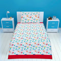 2 Pcs Single Size Cartoon Bedsheet - Tuck