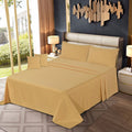 5 Pcs King Size 100% Cotton SATEEN Bedsheet - Comsilk