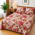 3D Cotton Bedsheet 3pcs (D40)