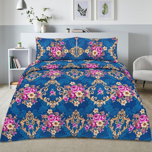 3 Pcs King Size Ultra Soft Bedsheet - Eleganza