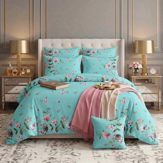 Elorine - Summer Comforter Set 7 PCS - Lotus