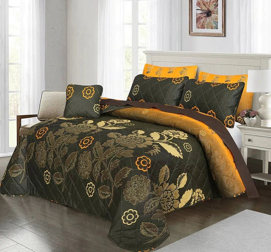 Golden Bloom - Summer Comforter Set - Lotus