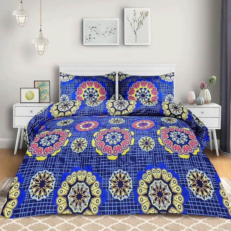 3 Pcs Bedsheet King Size