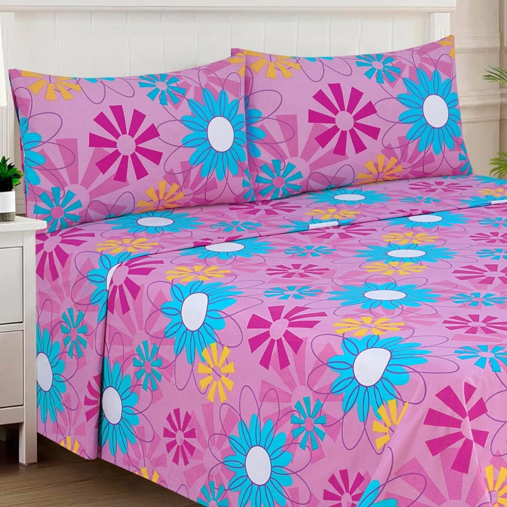 3 Pcs Bedsheet King Size