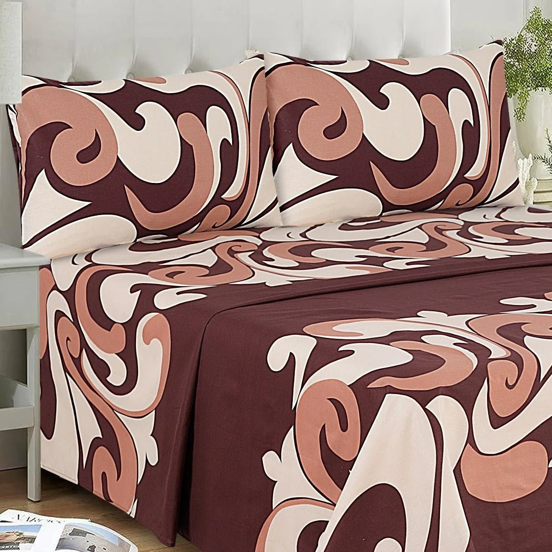3 Pcs Bedsheet King Size