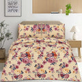 3 Pcs King Size Ultra Soft Bedsheet - Peachbloom