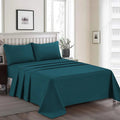 3 Pcs King Size Easy Care Dyed Bedsheet - Zinc
