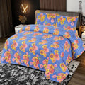 3 Pcs King Size Easy Care Bedsheet - Mineola Floral
