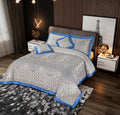 3 Pcs King Size Pure Palachi Bedsheet - Beige Sky