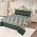 3 Pcs King Size Cotton Mix Bedsheet - Serene Grace