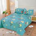 3 Pcs King Size Easy Care Bedsheet - Spring Charm