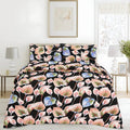 3 Pcs King Size Ultra Soft Bedsheet - Florets