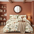 3 Pcs King Size Ultra Soft Bedsheet - Flowery