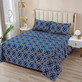 3 Pcs King Size Easy Care Bedsheet - Vector seamless